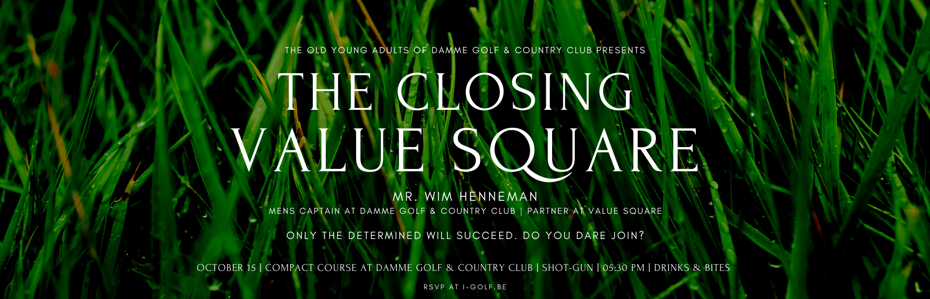 2021.10.15 The Closing Compact Course – Wim Henneman van Value Square