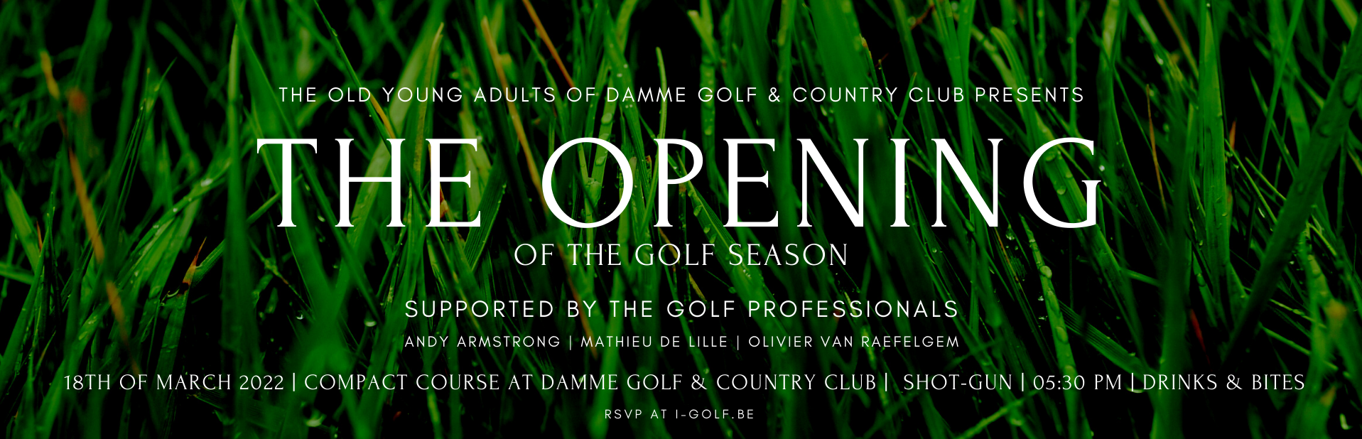 2022.03.18 The Opening Of The Golf Season