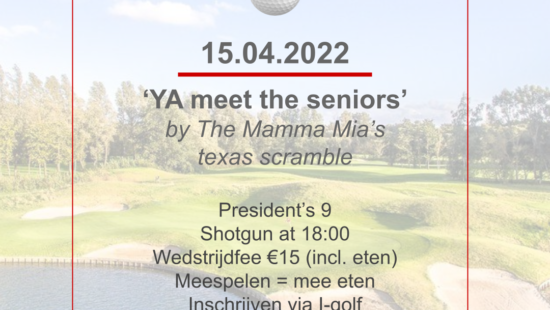 YA vs Senior 15.04.2022: Texas scramble by the Mamma Mia’s