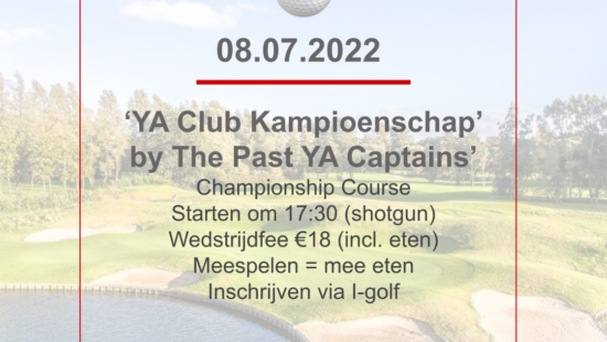 YA 08.07.22 YA Club Kampioenschap by the Past YA Captains
