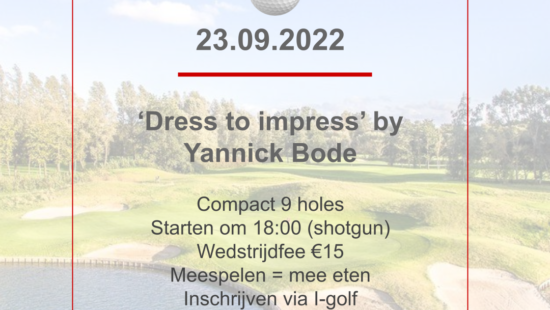 23.09.22 Ya ‘Dress to impress by Yannick Bode